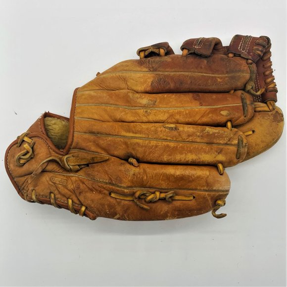 Spalding Brown Top Grain Leather Deep Pocket LHT Baseball Softball Mitt Glove - Picture 2 of 6